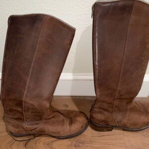 UGG Brown Floral Pattern Boots